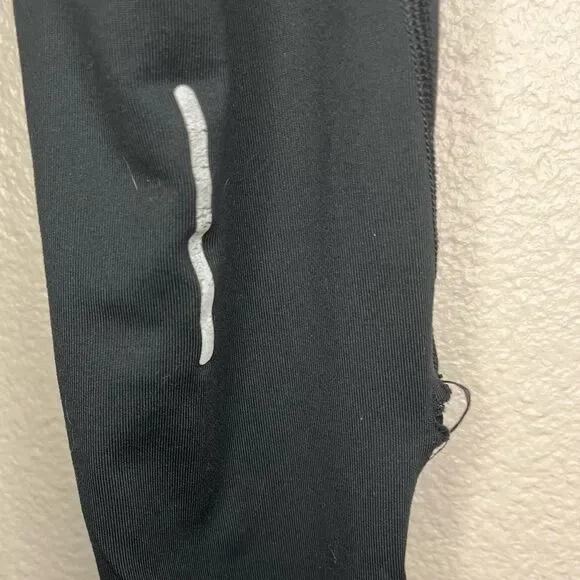 Nike Dri Fit Black Ankle Zip Leggings Size: Womens Tights​​​ - Picture 9 of 11